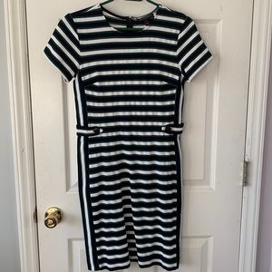 Banana Republic Factory Striped Shift Dress Size 4